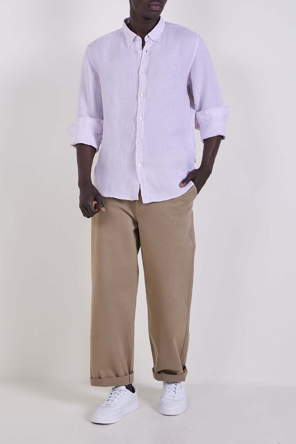 חולצת מכופתרת פשתן